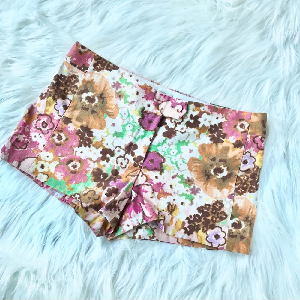 J. Crew Watercolor Floral Lily Short